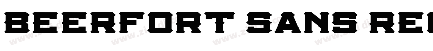 Beerfort Sans Regula字体转换